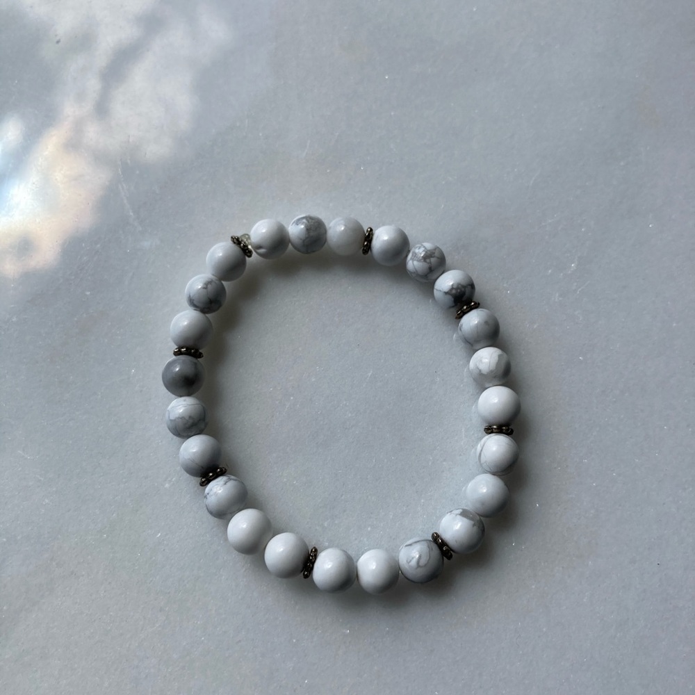 Howlite bracelet - Picture 4 of 6